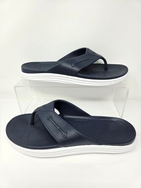 Sperry Windward Float Thong Flip Flops Men's 12 Navy White